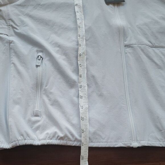 Vuori Womens White Chic Athleisure Renew Trainer Shell Zip-Up Jacket Size Large - Picture 6 of 8